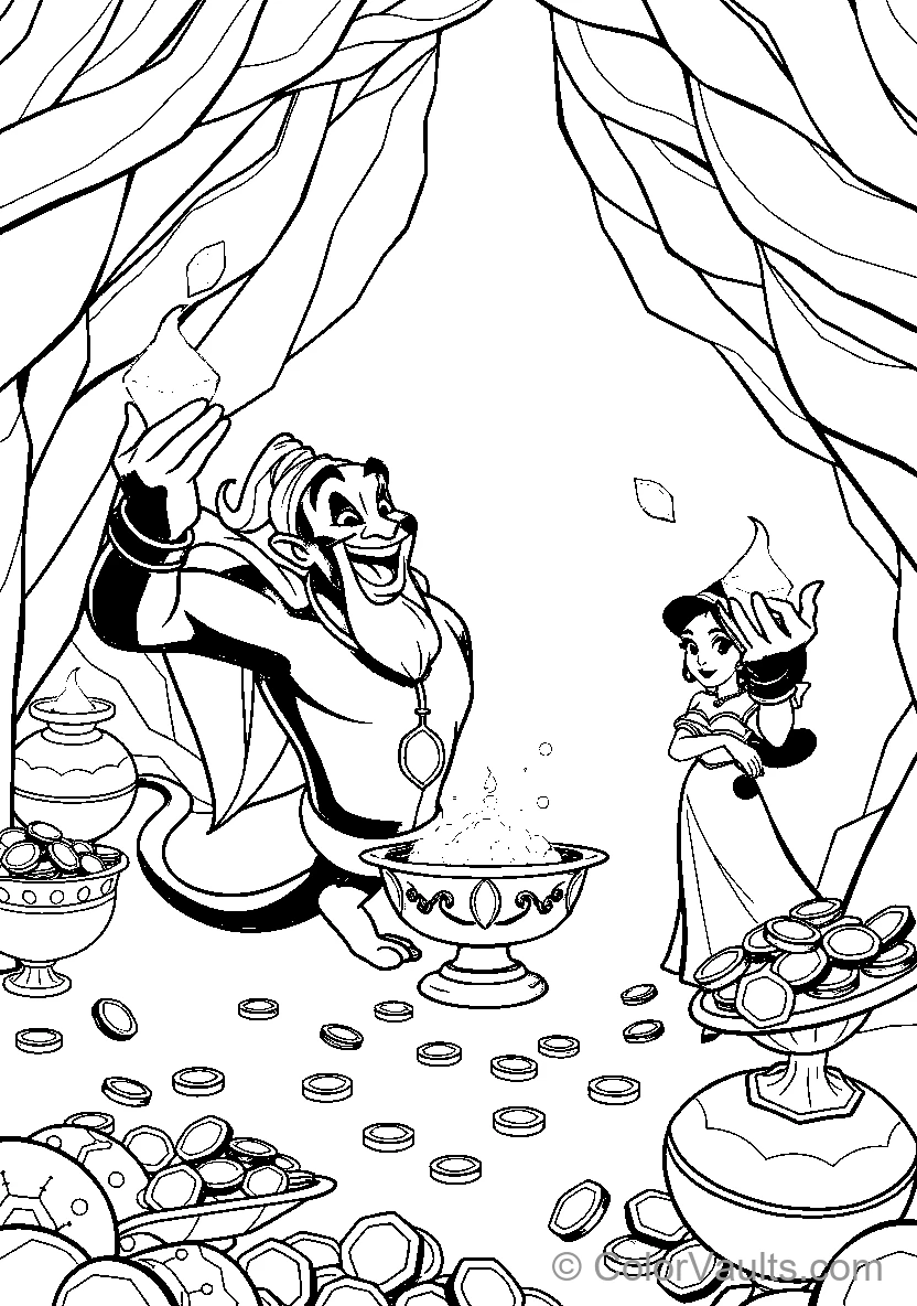 Evil Sorcerer Throws Coins