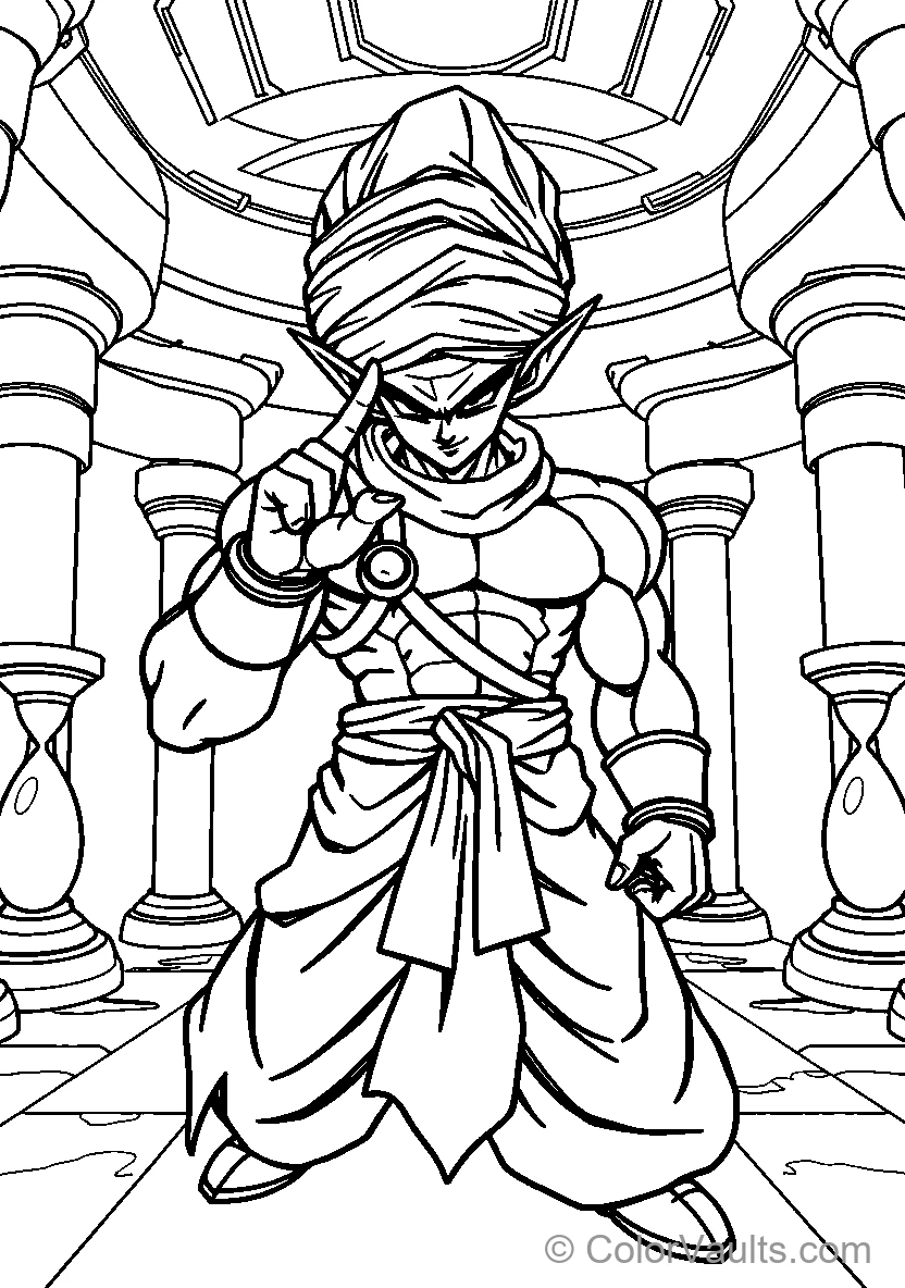 Genie In An Aladdin Themed Setting