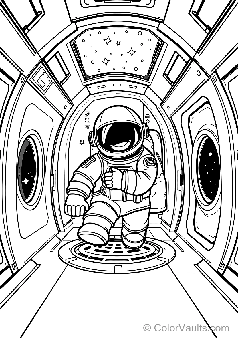 Among Us coloring page 2