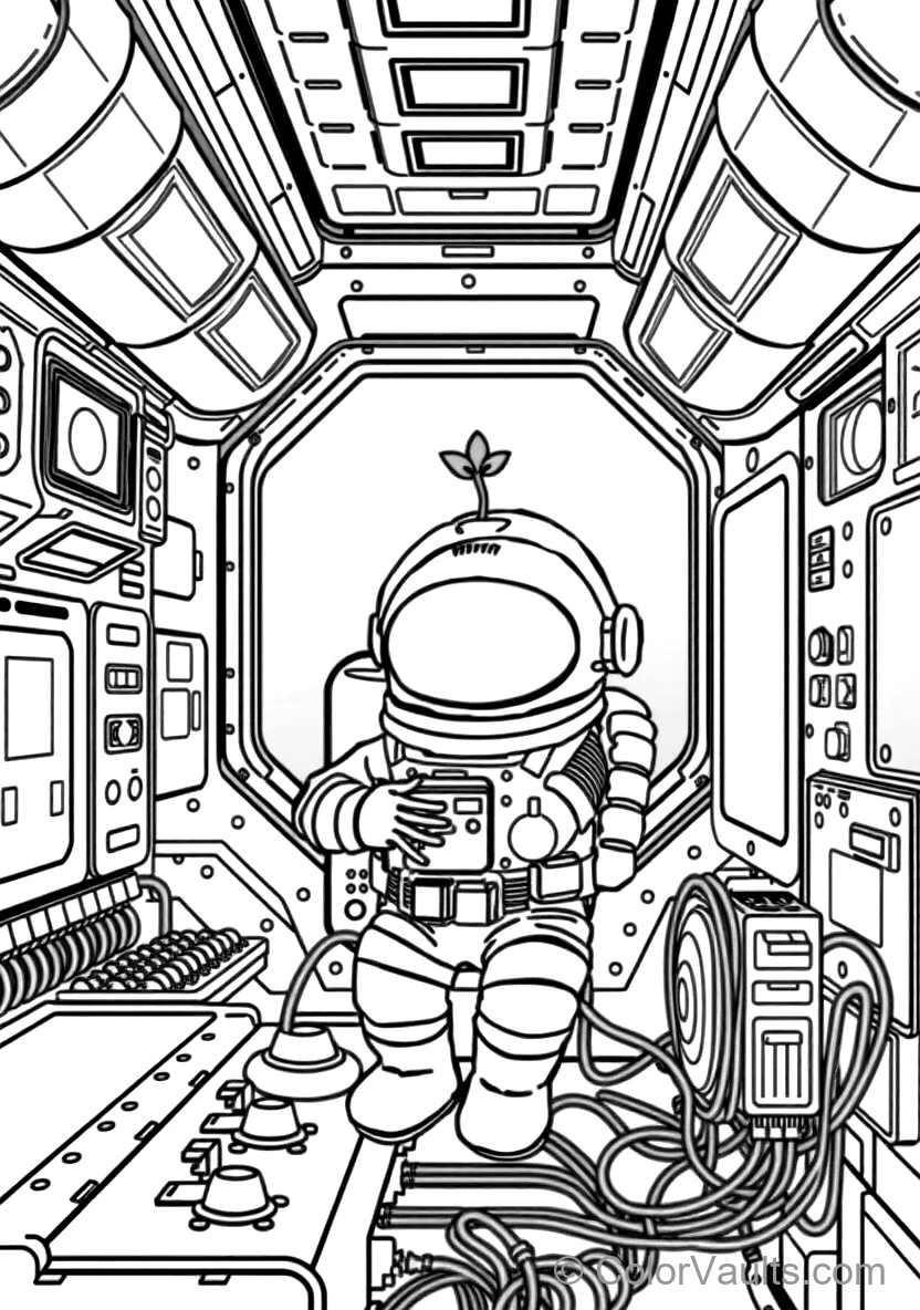 Among Us coloring page 3