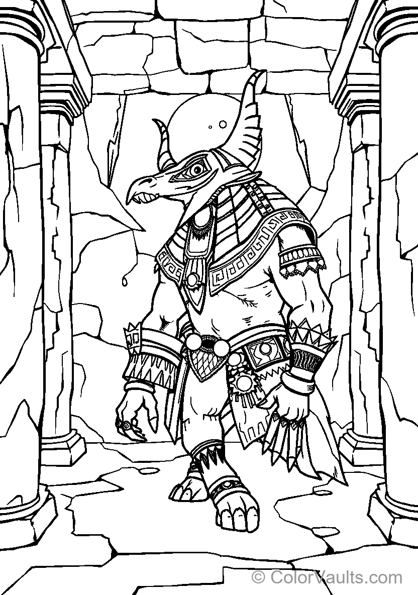 Armor Clad Bird Fantasy Creature