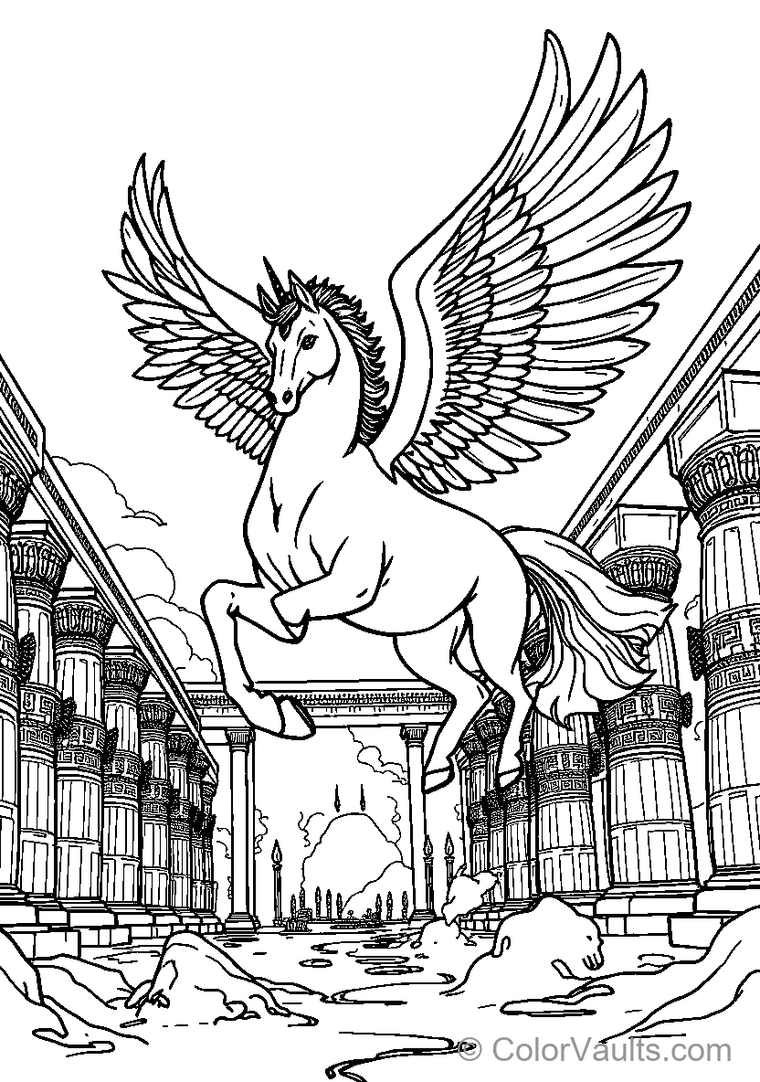 Pegasus In Ruins