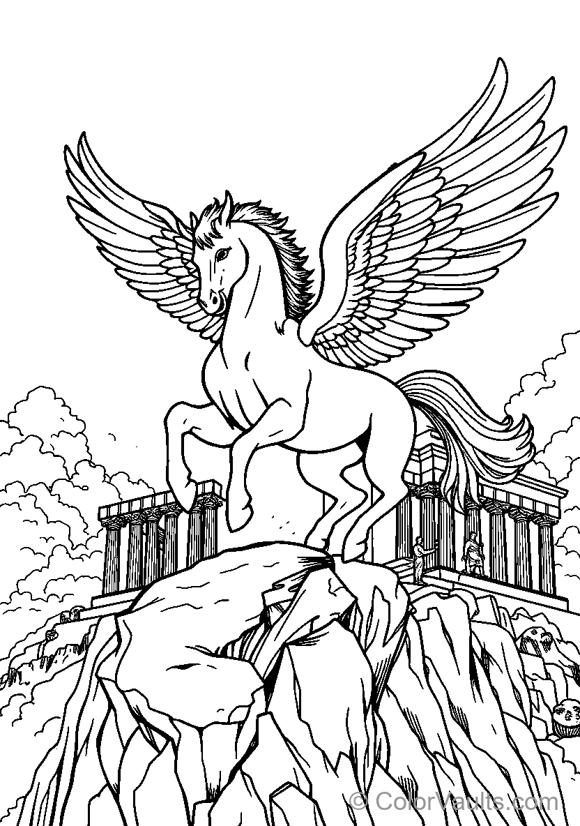 Pegasus In Flight (Scene 3)