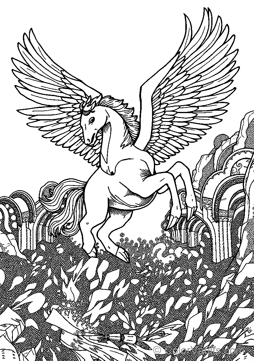Pegasus In Flight (Scene 11)