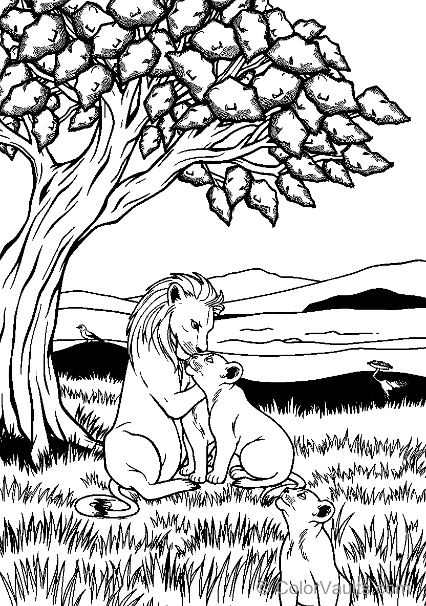 A Lions Family Moment (Scene 3)