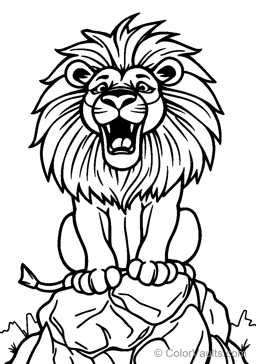 A Roaring Lion Warrior