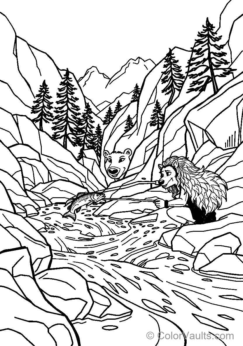 Bear et Lion Fishing Adventure