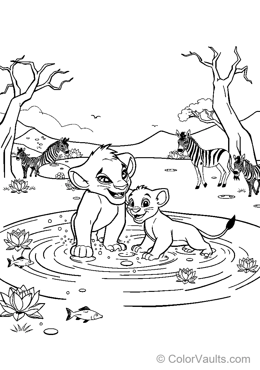 Lion Cub Playtime