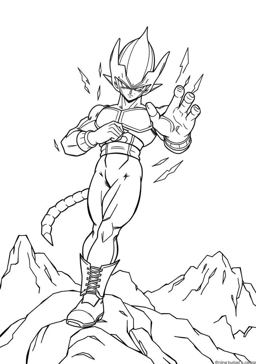 Frieza In His Final Form Looking