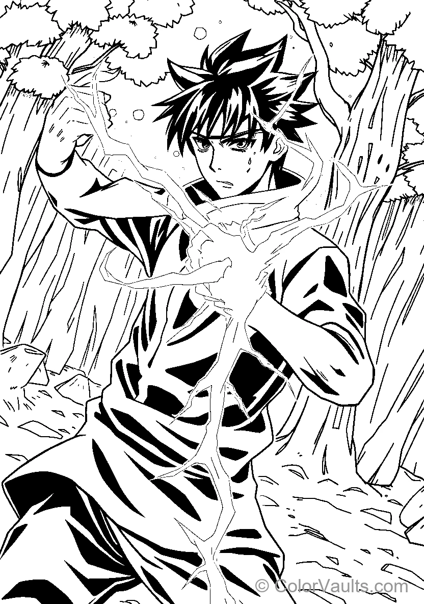 Character In Tiger Striped Outfit