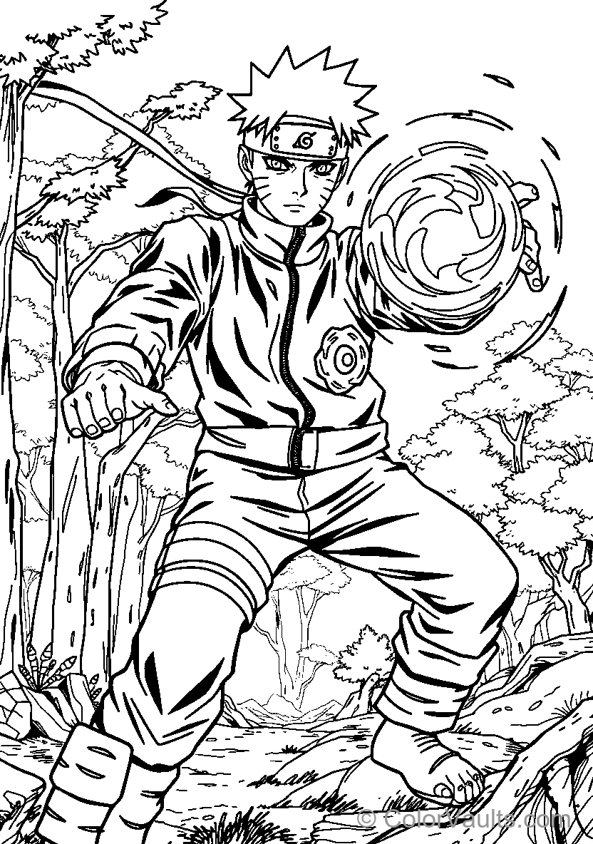 Naruto Summoning Chakra Release Technique
