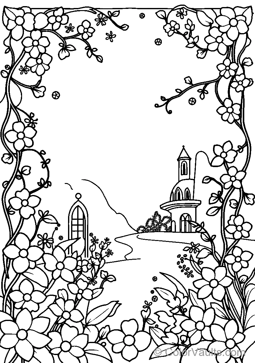 Castle In Bloom