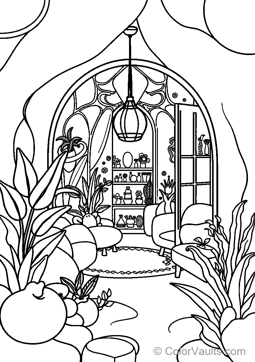 Cozy Indoor Plantscape