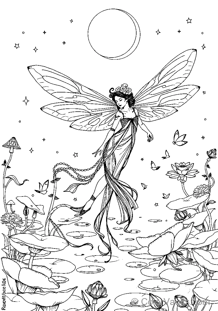 Fairy In The Enchanted Pond