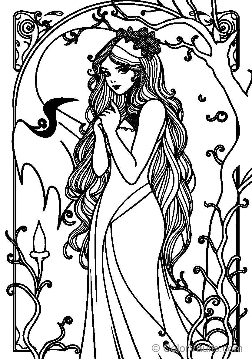 Fantasy Winged Female Figure