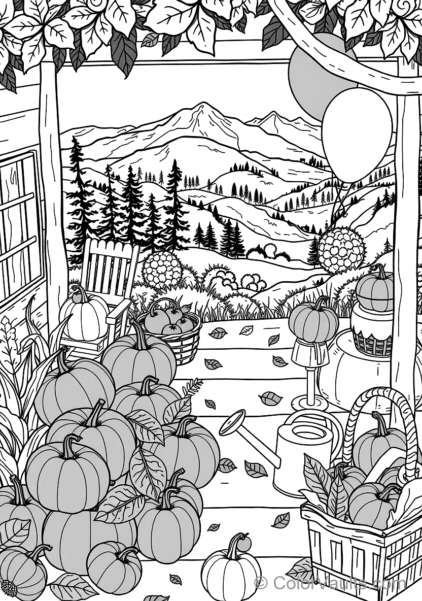Cozy Autumn Picnic Under a Golden Beech Tree