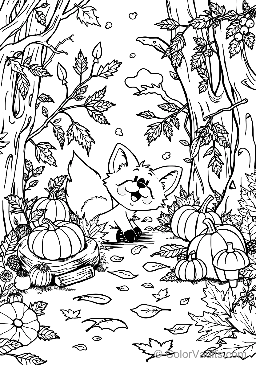 Cozy Autumn Porch Decorated with Pumpkins and Mums (3)