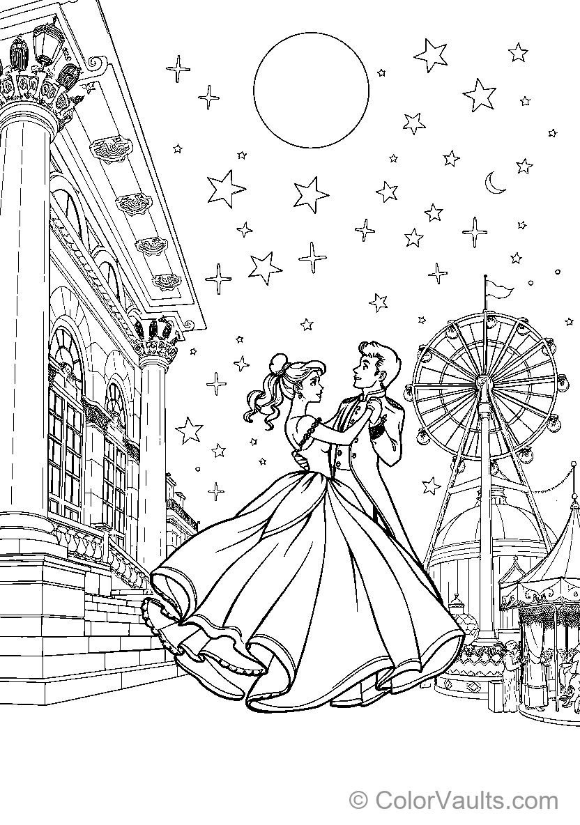 Belle und Prince Dancing