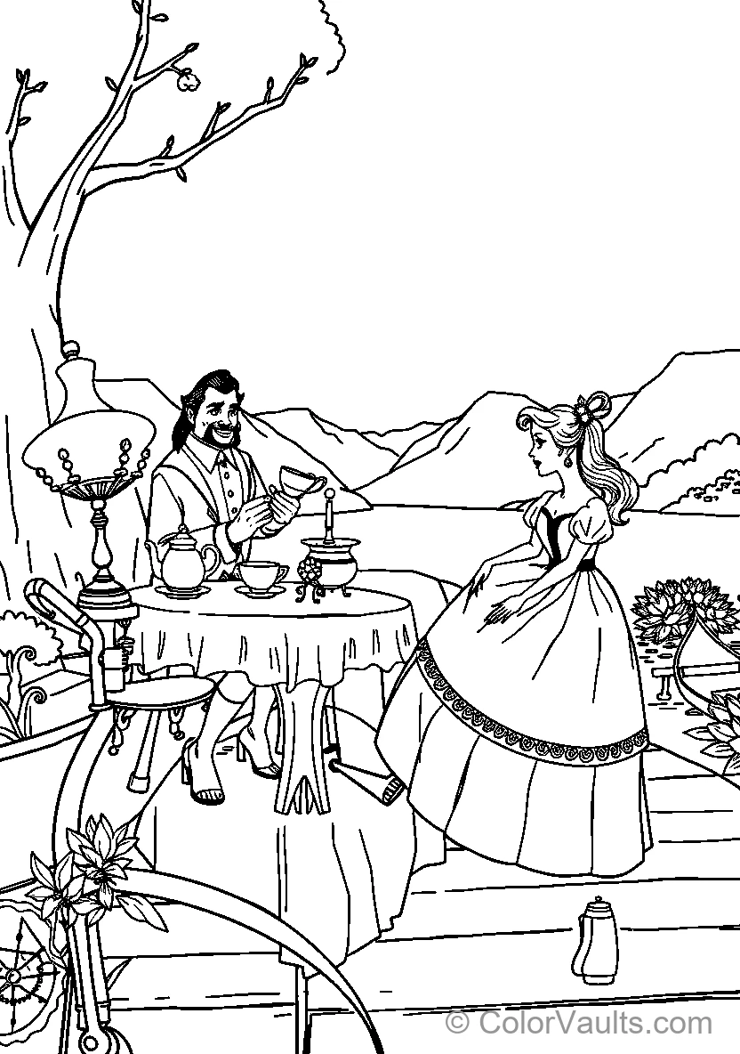 Belle Awaits Her Date