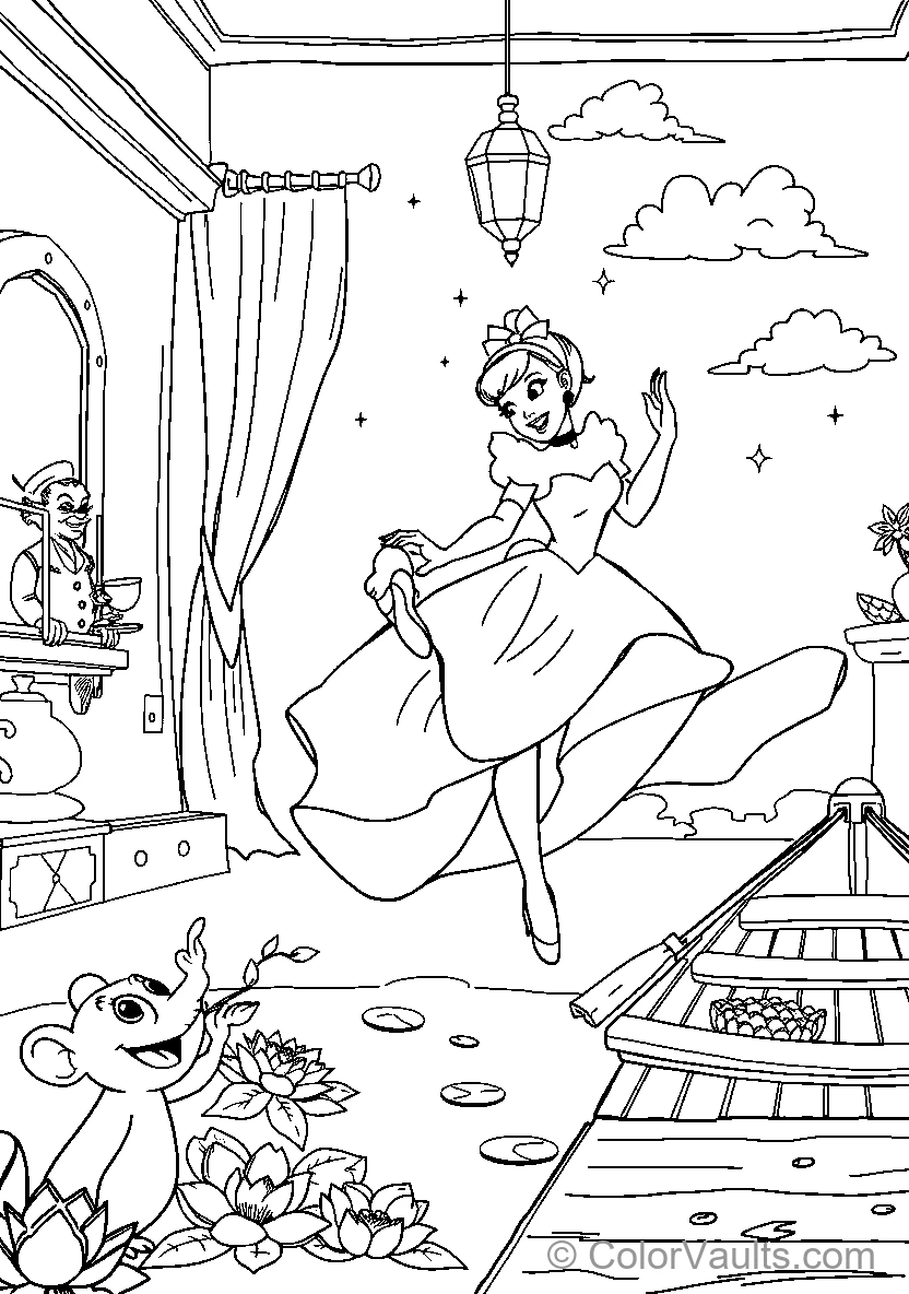 Belle Dances In Her Dress