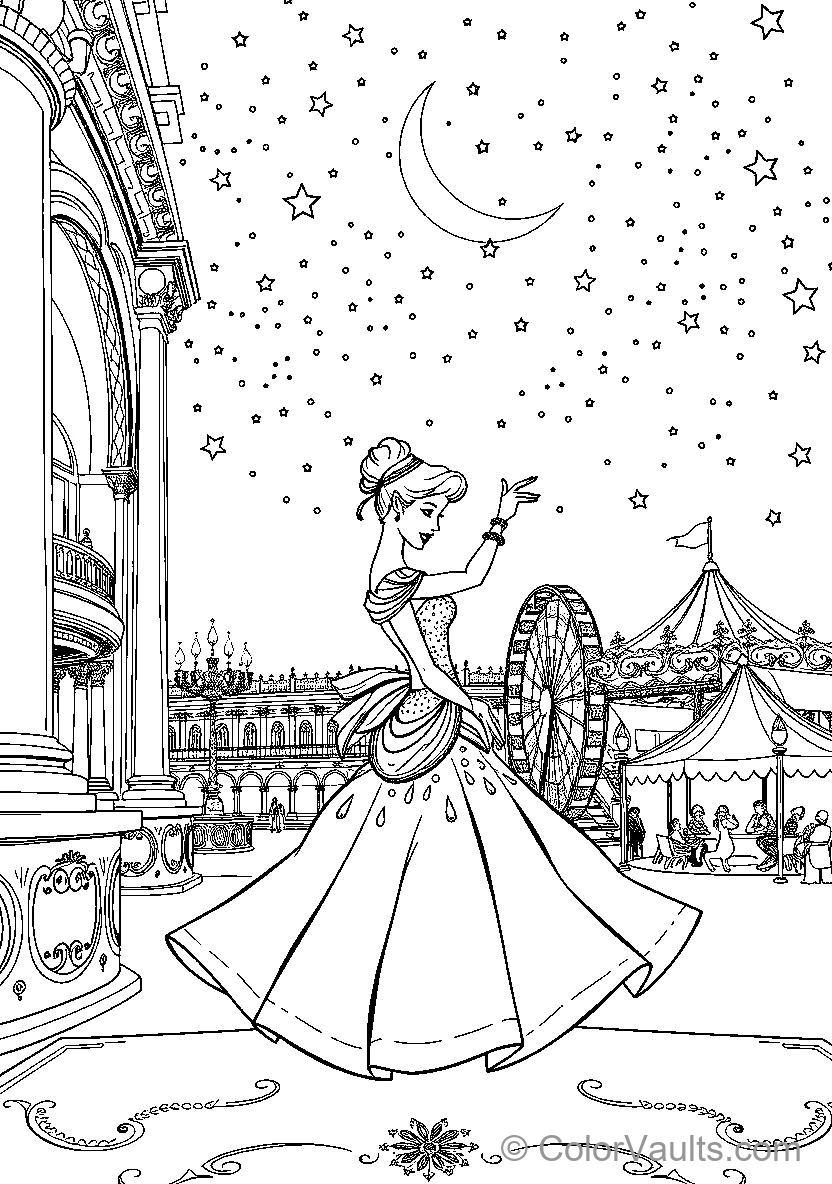 Belle Dances Under Stars