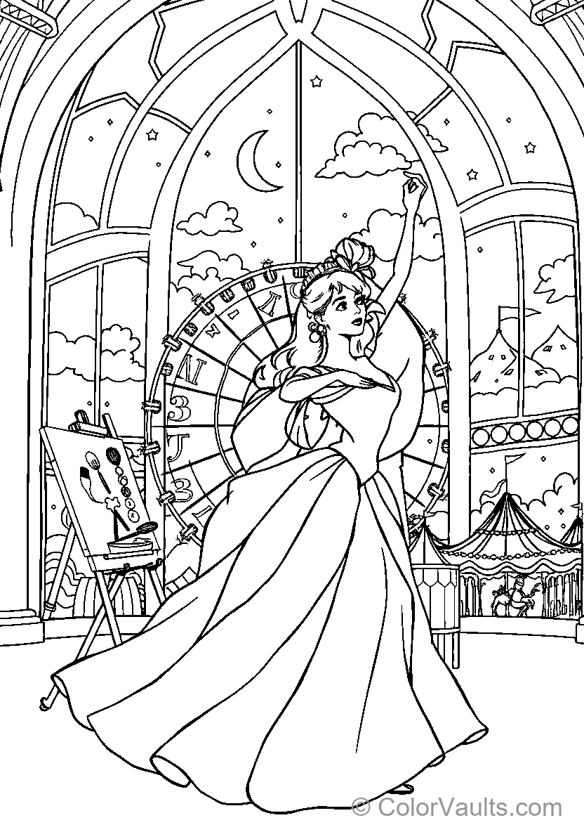 Belle Dances Under The Moonlight