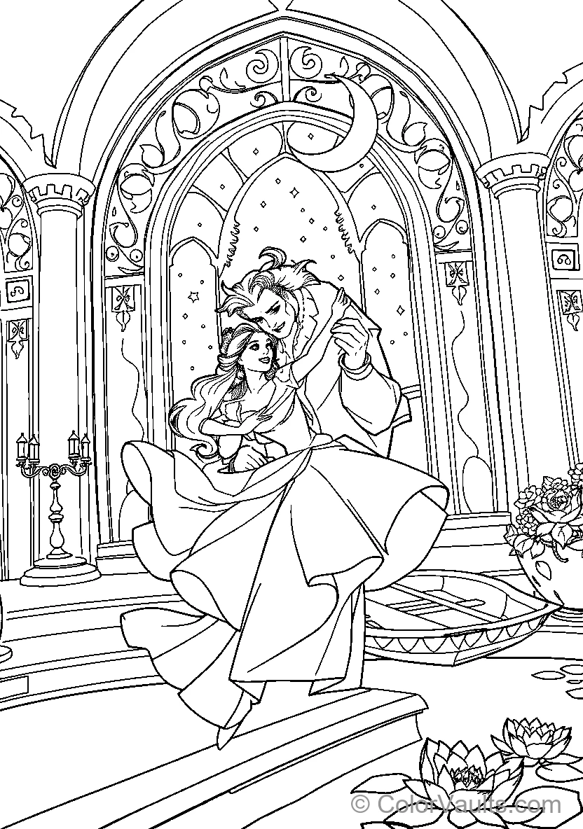 Belle Dances With A Dragon
