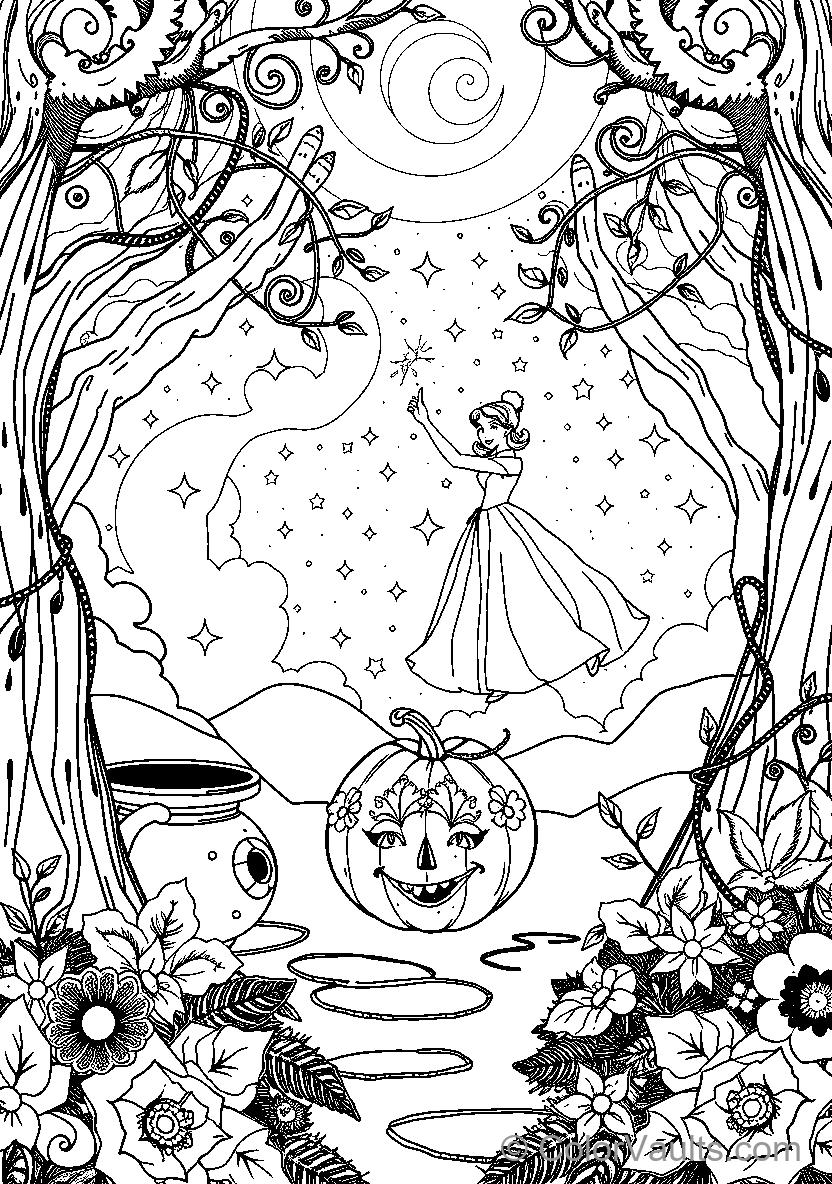Cinderella Dances With A Pumpkin