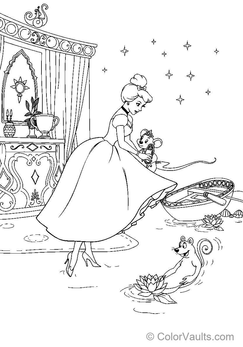 Belle Dances With Her Enchanted Friends