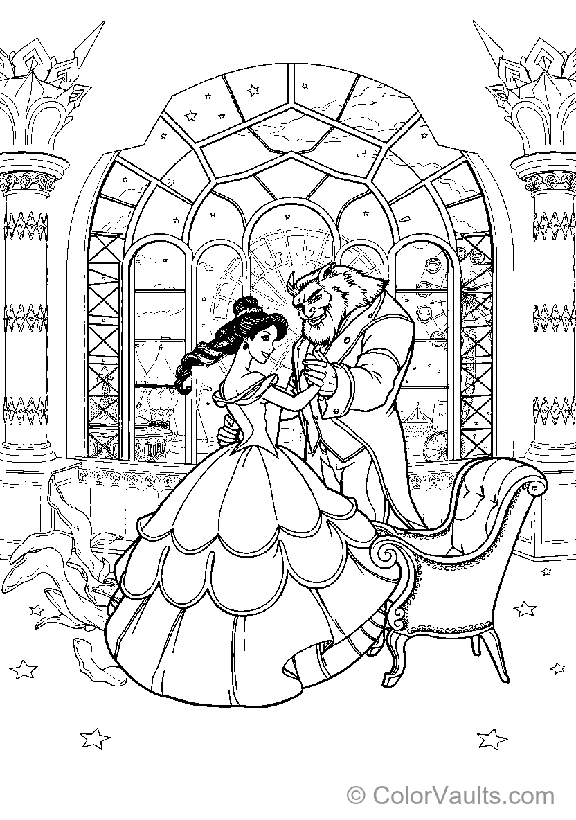 Belle Dances With The Beast