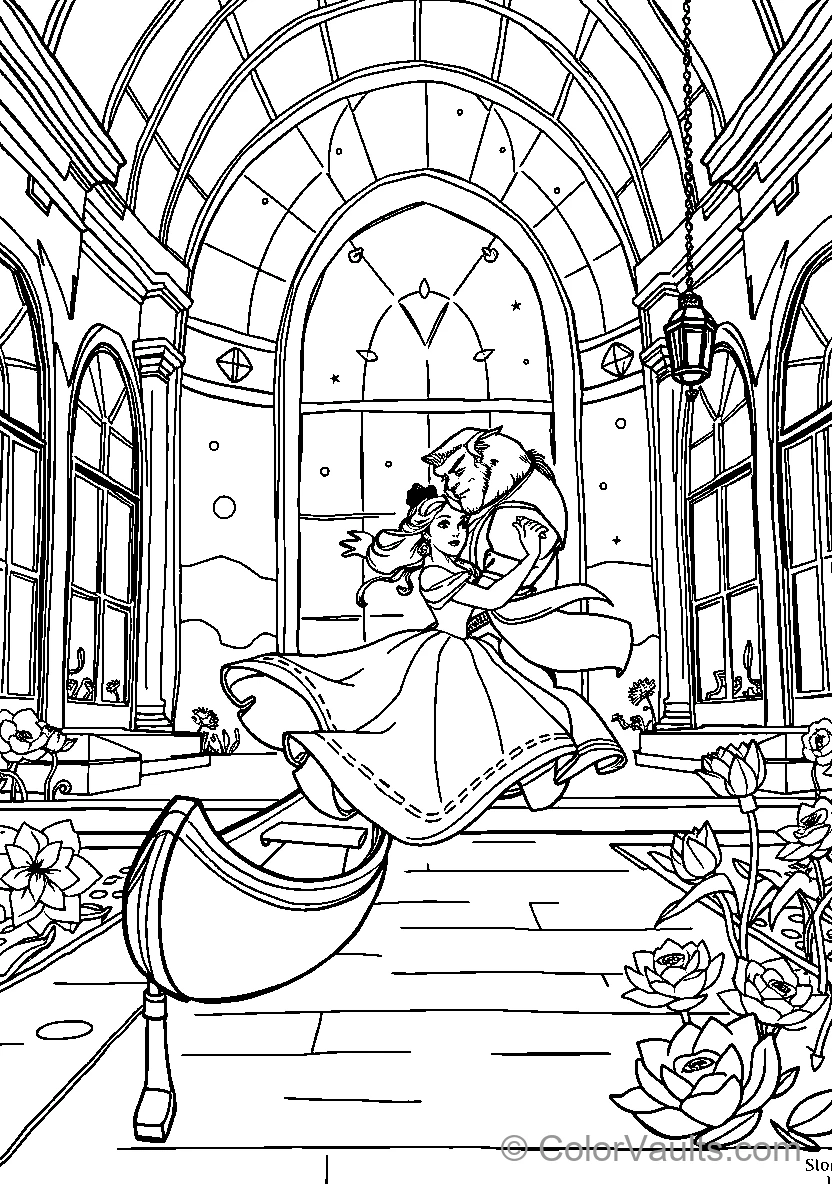 Belle Dances mit The Beast (Scene 3)