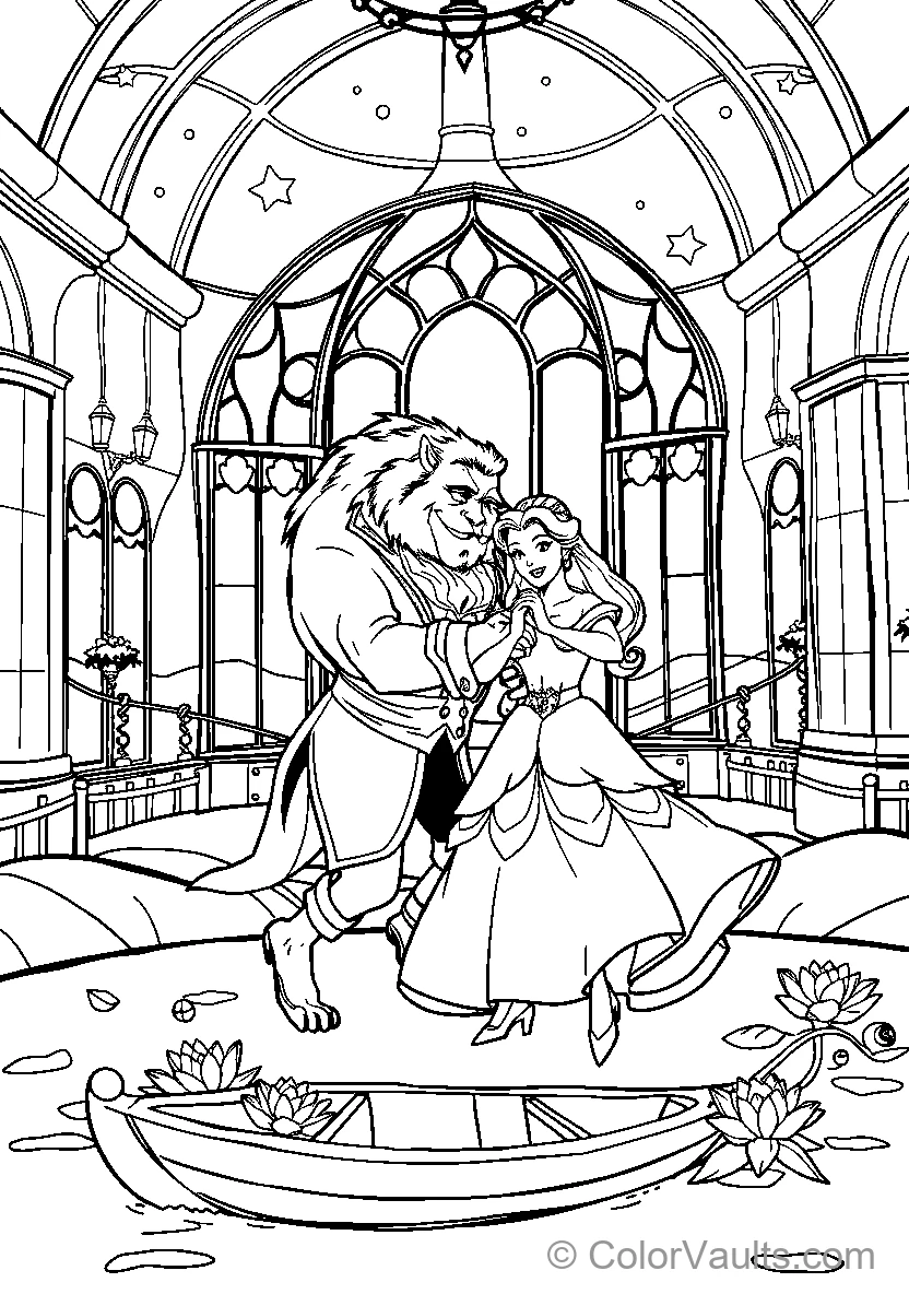 Belle Dances With The Beast (Scene 5)