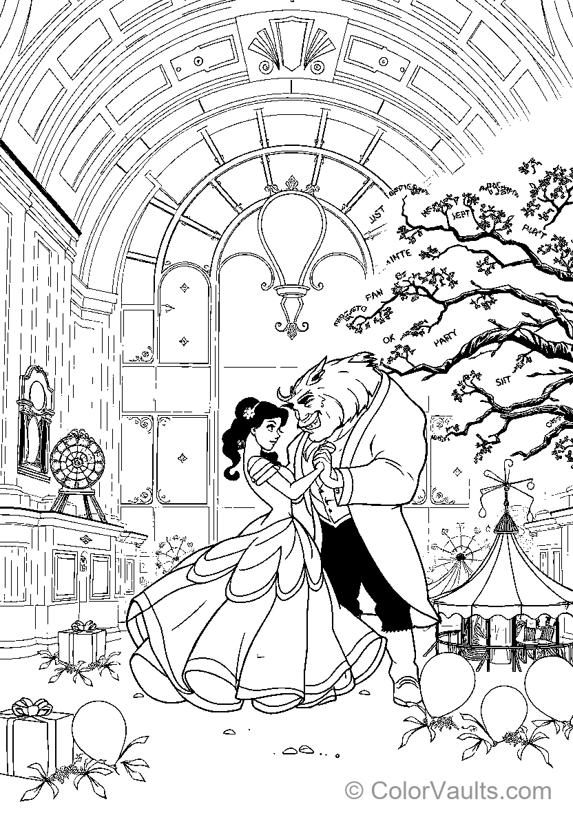 Belle Dances mit The Beast (Scene 9)