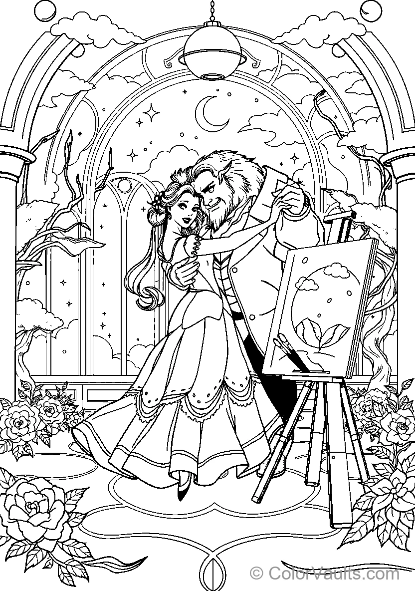 Belle Dances With The Beast (Scene 13)