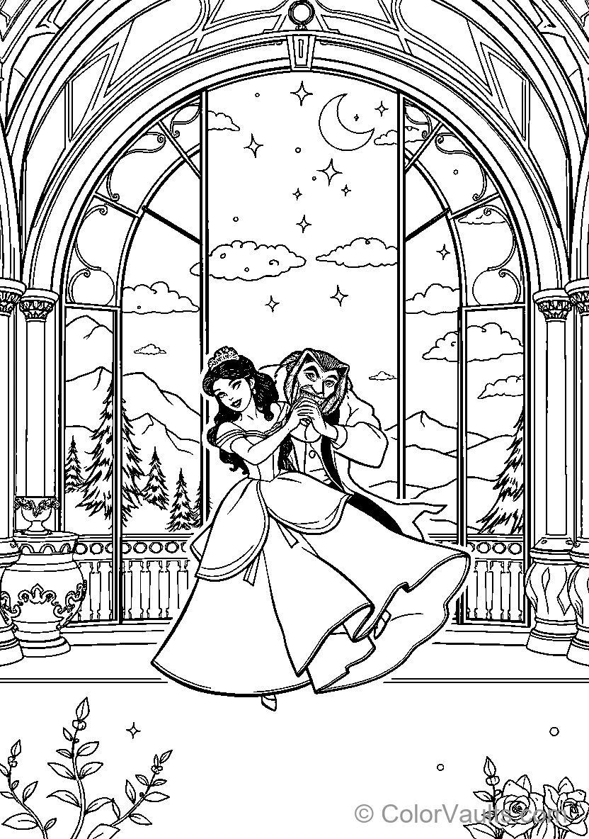 Belle Dances mit The Beast (Scene 15)