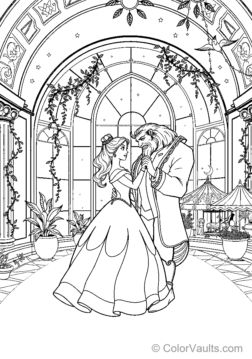 Belle Dances With The Beast (Scene 17)