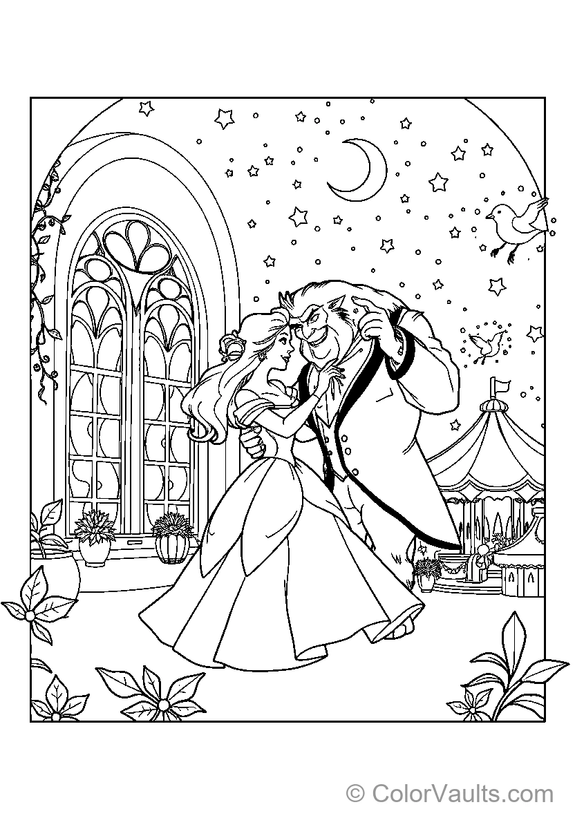 Belle Dances With The Beast (Scene 19)
