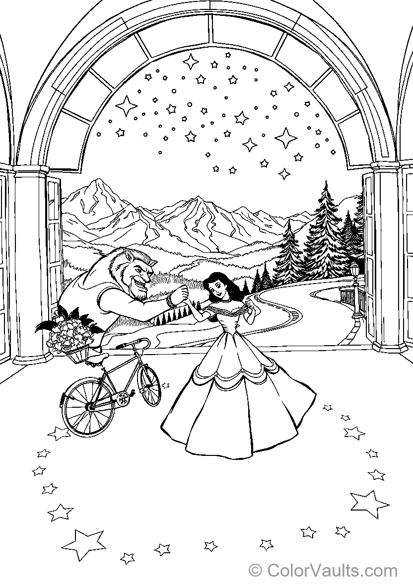 Belle Dances With The Beast (Scene 23)