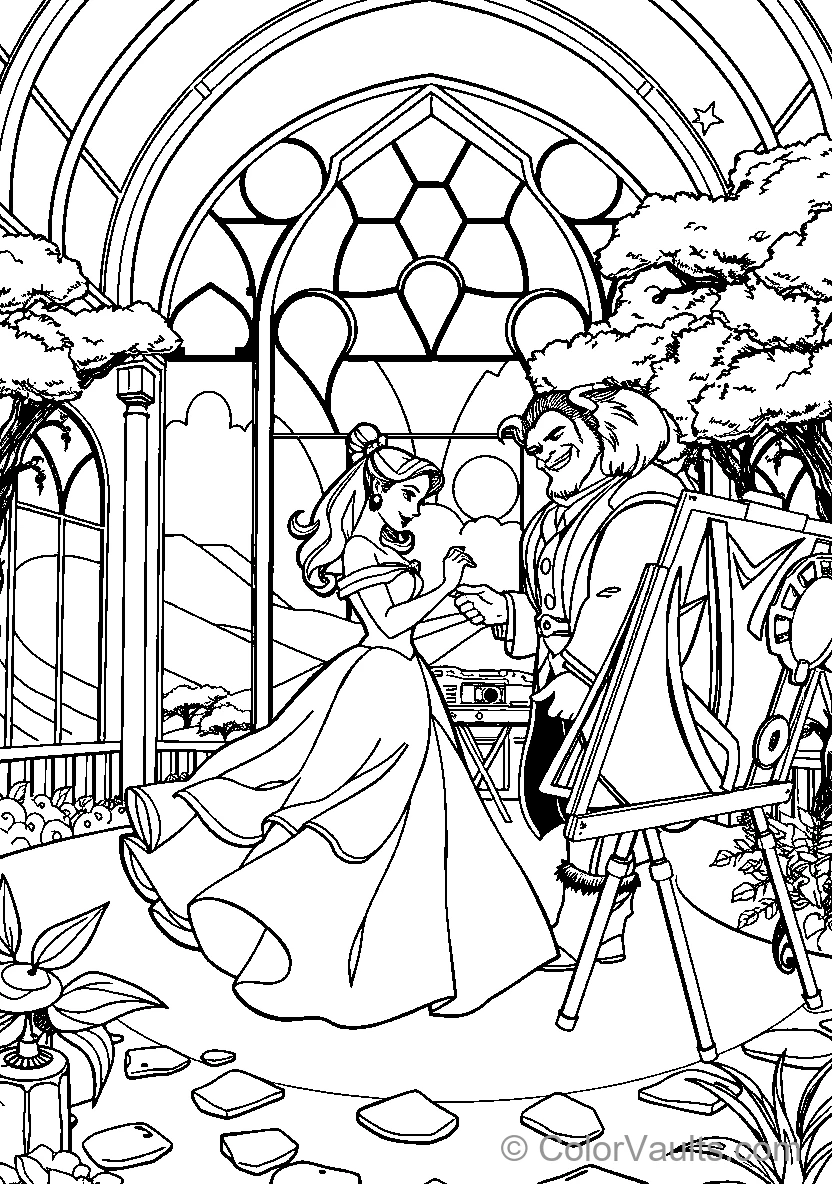 Belle Dances With The Beast (Scene 27)