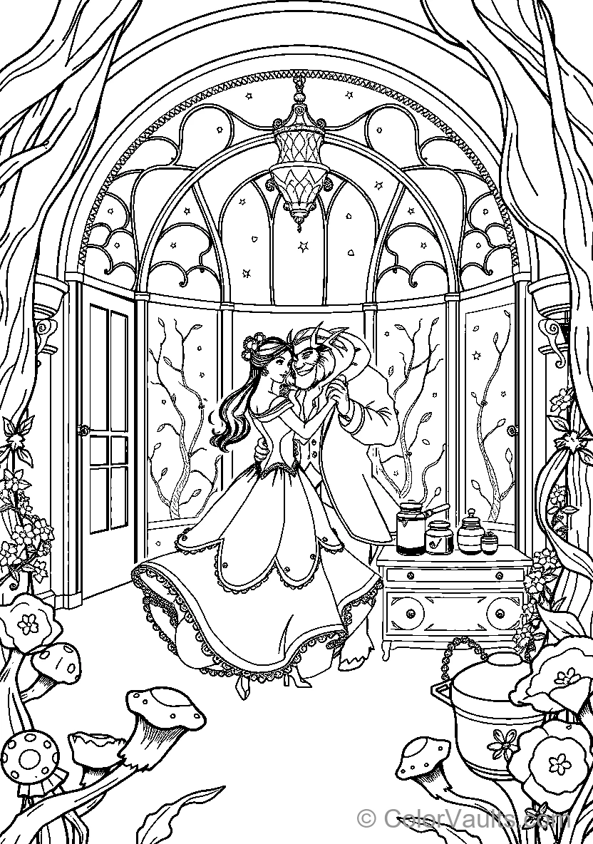 Belle Dances With The Beast (Scene 29)