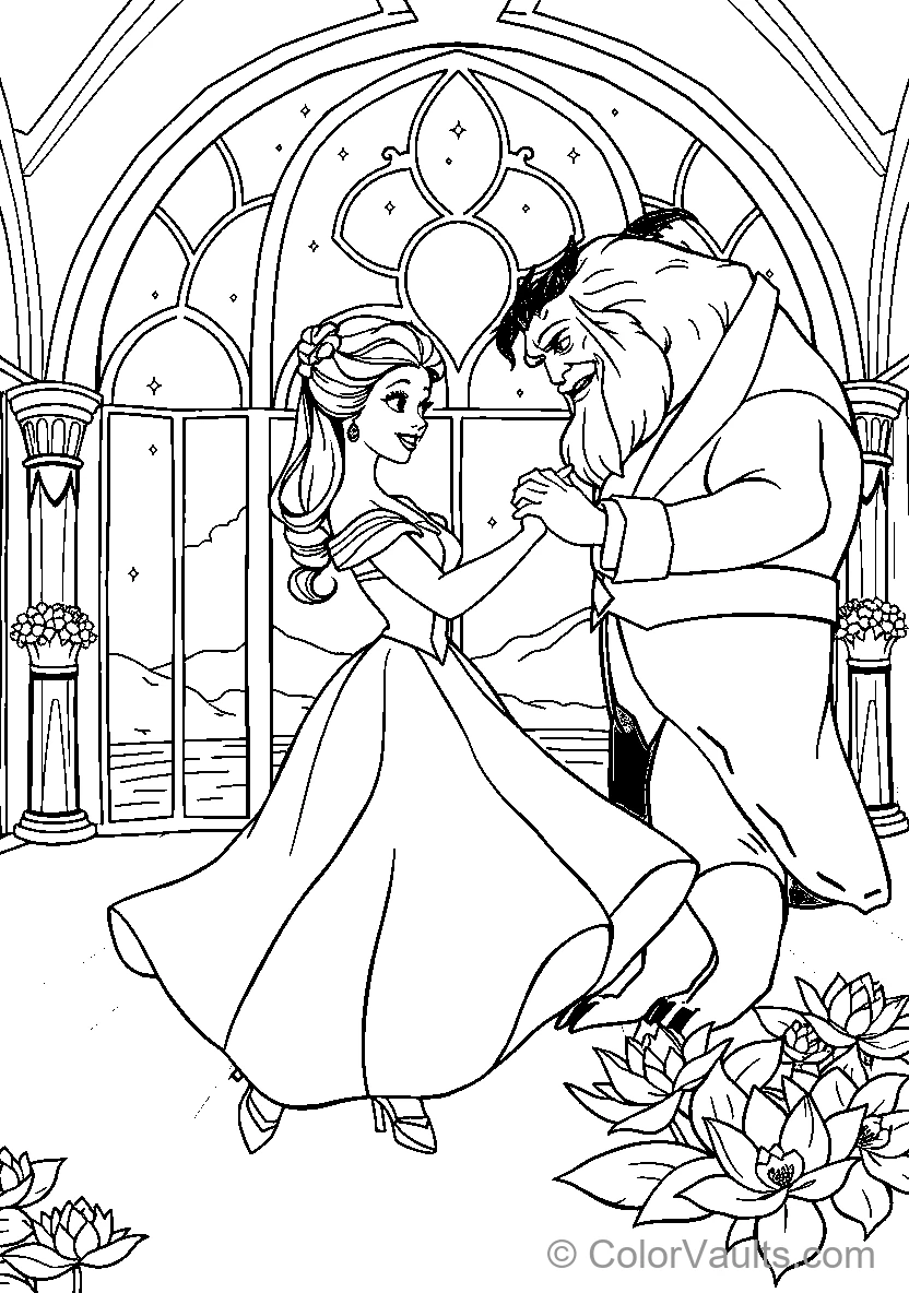 Belle Dances With The Beast (Scene 31)