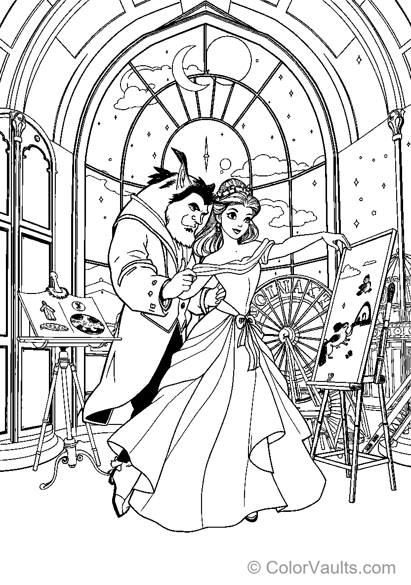 Belle Dances With The Beast (Scene 34)