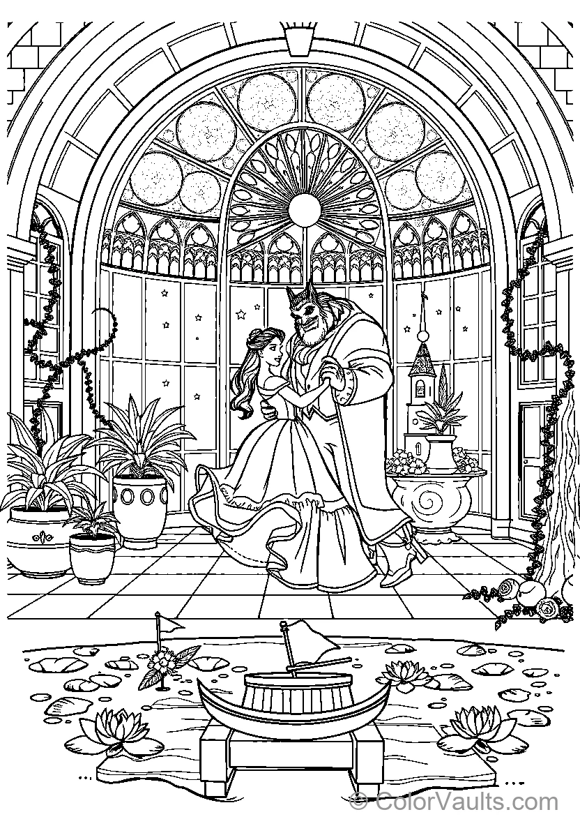 Belle Dances With The Beast (Scene 38)