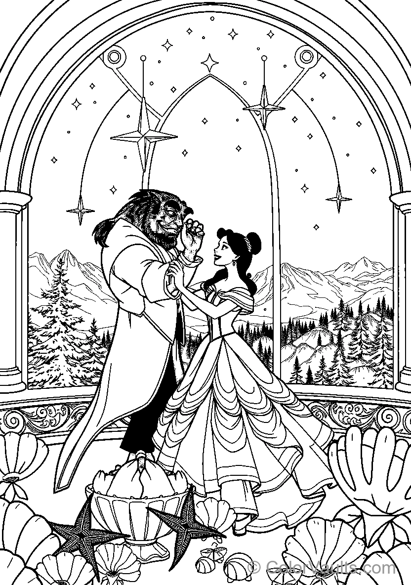 Belle Dances With The Beast (Scene 40)