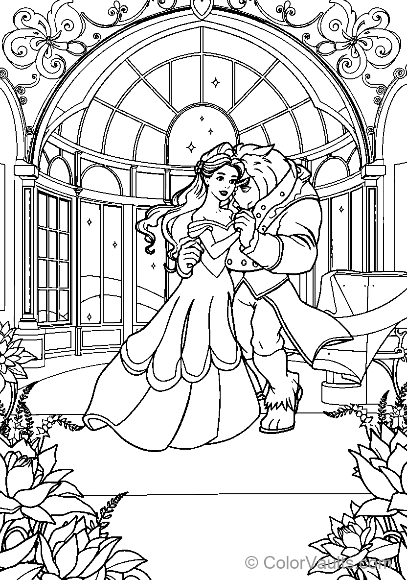 Belle Dances With The Beast (Scene 42)