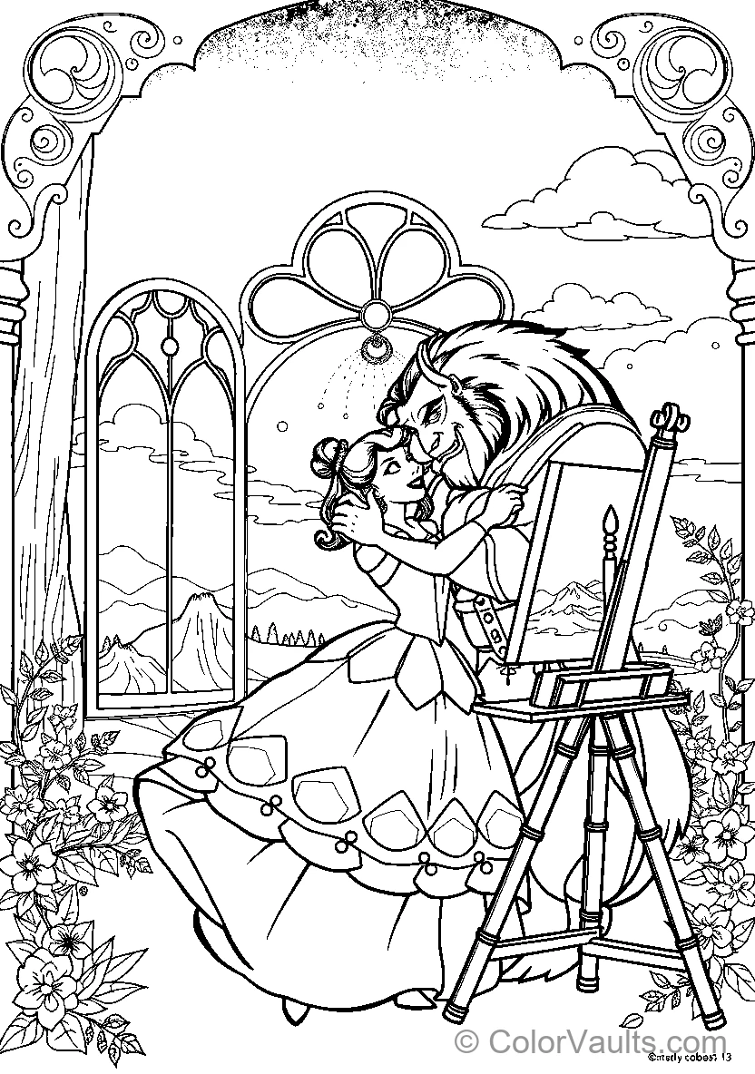 Belle Embraces The Beast