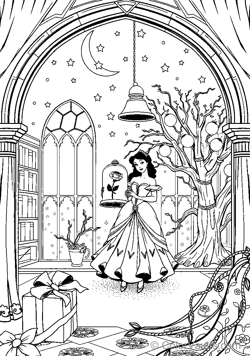 Belle In Beautys Castle