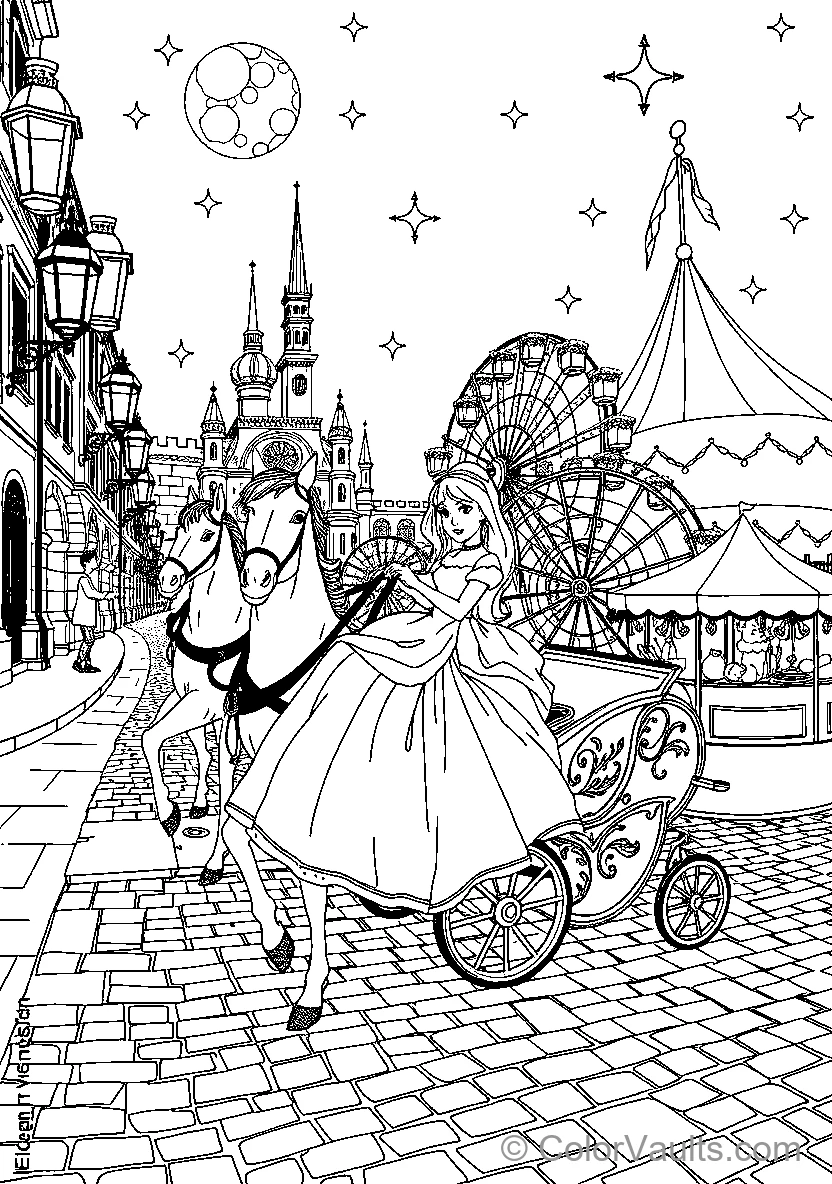 Belle In A Carriage Ride