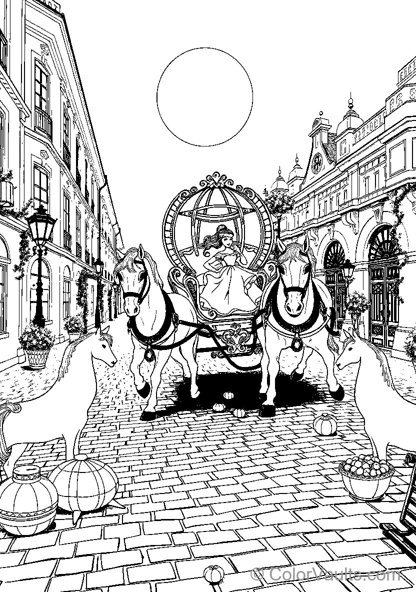 Belle In A Carriage With Horses (Scene 3)