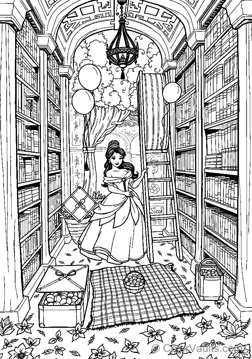 Belle In A Library (Scene 15)